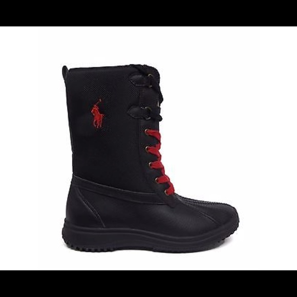 big kids polo boots